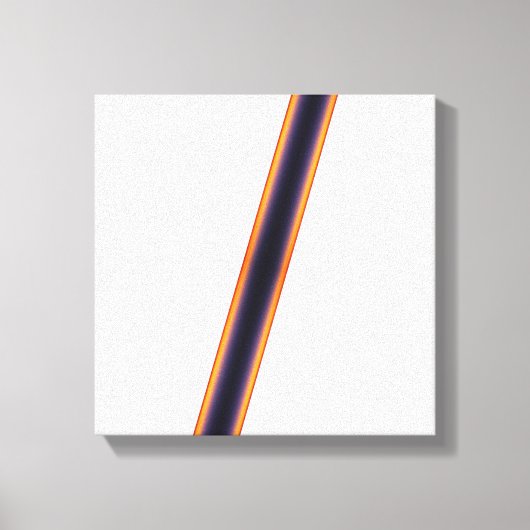 Witte strepen canvas afdruk (Voorkant)
