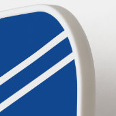 witte strepen en een rode anker pickleball paddle (Links Detail)