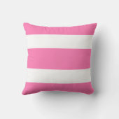 Witte Strepen Jouw naam Kussen Sierkussen (Achterkant)