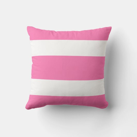 Witte Strepen Jouw naam Kussen Sierkussen (Achterkant)