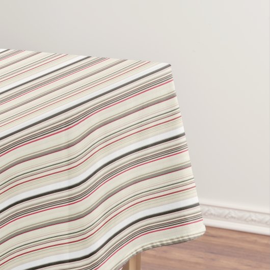  witte strepen tafelkleed (Voorbeeld)