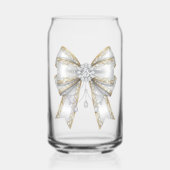 witte strik blikvorm glas (Voorkant)