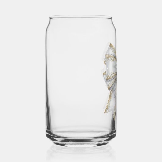 witte strik blikvorm glas (Rechts)