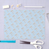 Witte strik luxe tissuepapier (Craft)