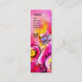 WITTE STROMEN EN GOUDE BUTTERFLES MINI VISITEKAARTJE (Voorkant)