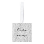 Witte suikerschar decoratie (Voorkant)