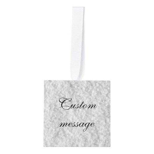 Witte suikerschar decoratie (Voorkant)