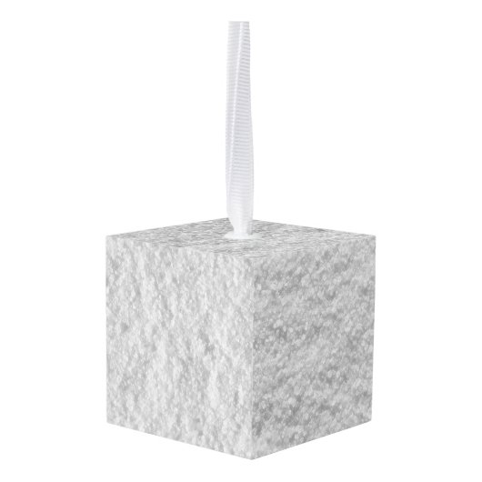 Witte suikerschar decoratie (Achter hoekig)