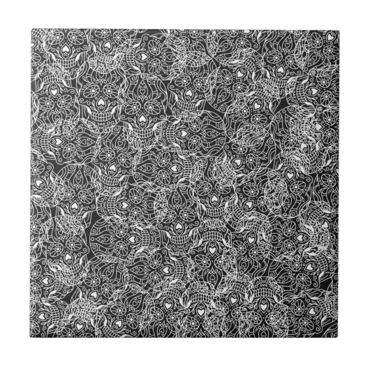 Witte suikerstroop tegeltje (Voorkant)