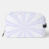 Witte Sunburst Monogram Zwarte Cirkel Toilettasje (Achterkant)