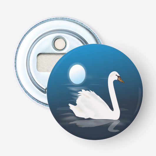 WITTE SWAN BUTTON FLESOPENER (Voorkant)