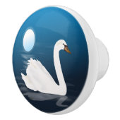 WITTE SWAN KERAMISCHE KNOP (Rechts)