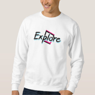 Witte sweatshirts trui