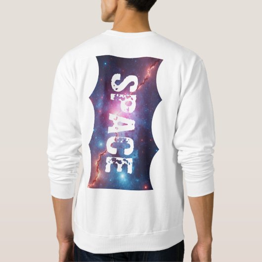 Witte sweatshirts trui (Achterkant)