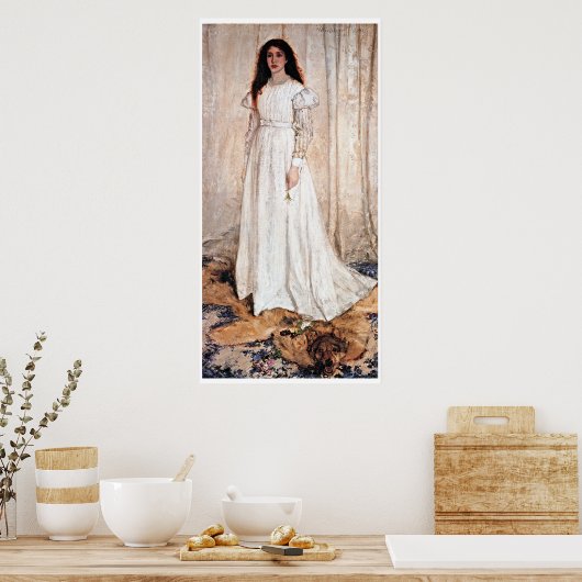 Witte symfonie van het Poster van Klokler (Keuken)