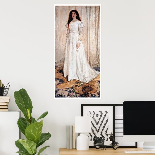 Witte symfonie van het Poster van Klokler (Thuiskantoor)