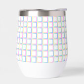 Witte symmetrische geruite verlooppatroon Lijsten (Links)