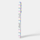 Witte symmetrische geruite verlooppatroon Lijsten Case-Mate iPhone Case (Achterkant / Rechts)