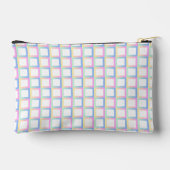 Witte symmetrische geruite verlooppatroon Lijsten Etui (Achterkant)