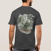 Witte t met afbeelding en TheFoundingFathers T-Shi T-shirt (Achterkant)