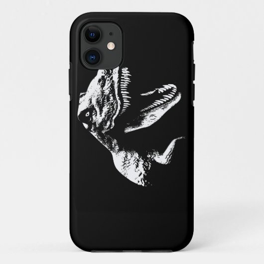 Witte T Rex Case-Mate iPhone Case (Achterkant)