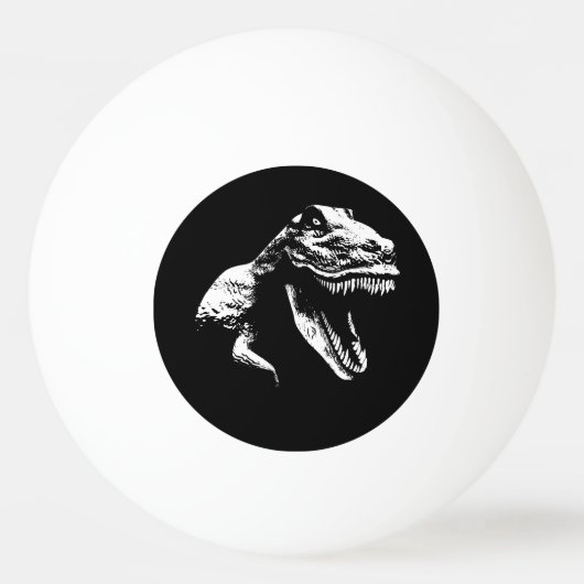 Witte T Rex Pingpongbal (Voorkant)