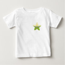 witte t-shirt bedrukt met natuur