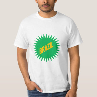 Witte T-shirt man SOLEIL BRAZIL