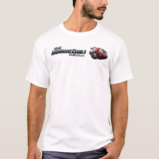Witte T-shirt MC3DE (Voorkant)