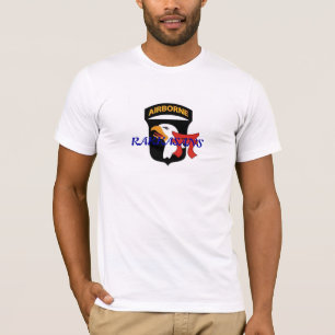 Witte T-shirt met 101ste ABN, Torri en Rakkasans