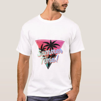 Witte T-shirt met halve mouwen voor mannen voor de