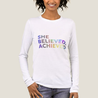 witte t-shirt met lange mouwen