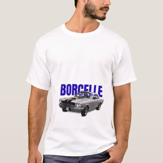 witte t-shirt met uniek ontwerp (Voorkant)