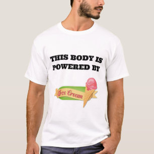 Witte T-Shirt met zwarte letters