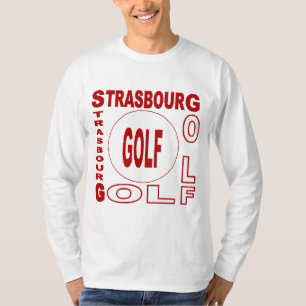 Witte T-shirt STRASBURG GOLF