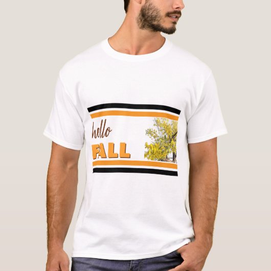 witte t-shirt voor mannen (Voorkant)
