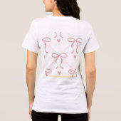 Witte T-shirt voor vrouwen (Achterkant)