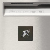 Witte tablet met donkere pleisters magneet (Insitu (Vaatwasser))