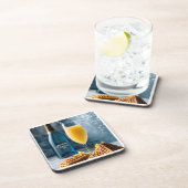 Witte Tafel Hard Plastic Onderzetter, Mimosas, Cha Bier Onderzetter (Rechterzijde)