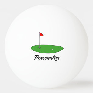 Witte tafeltennis pingpongbal voor golfspeler