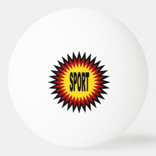 Witte tafeltennistafel 3ster DUITSLAND SPORT Pingpongbal
