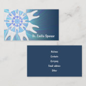 Witte Tanden Cirkel Tandarts Visitekaartje (Voorkant / Achterkant)