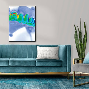 Witte tanden Glimlach Dental Art Pillow Kussen