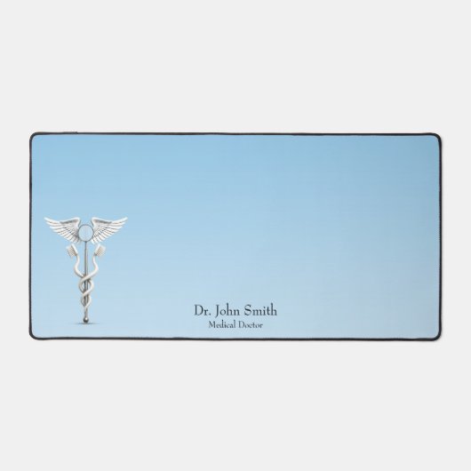 Witte Tandspiegel Tandenborstel Caduceus Medical Bureaumat (Voorkant)