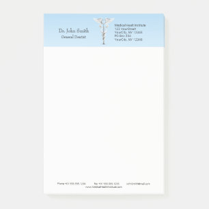 Witte Tandspiegel Tandenborstel Caduceus Medical Post-it® Notes