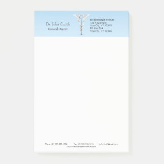 Witte Tandspiegel Tandenborstel Caduceus Medical Post-it® Notes