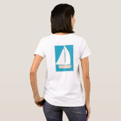 Witte Tanktop met zeilboot (Achterkant volledig)