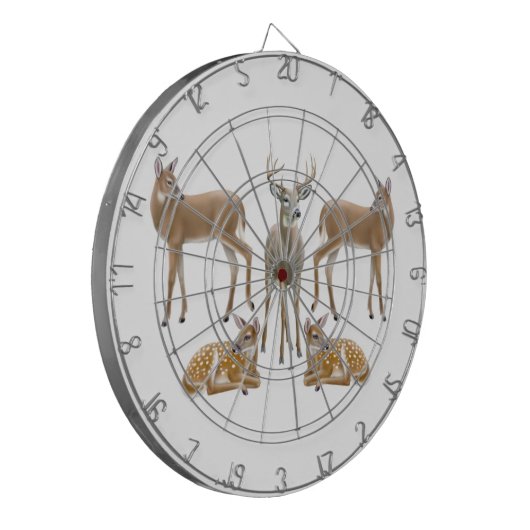  witte tapijtenkaart dartbord (Voorkant Links)