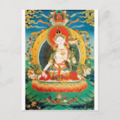 WITTE TARA BUDDHIST DEITY BRIEFKAART (Voorkant)