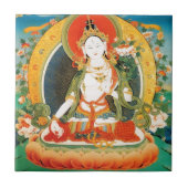 WITTE TARA BUDDHIST DEITY TEGELTJE (Voorkant)
